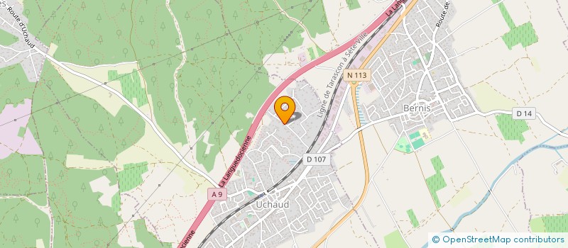 localisation de l'entreprise MJ  UCHAUD