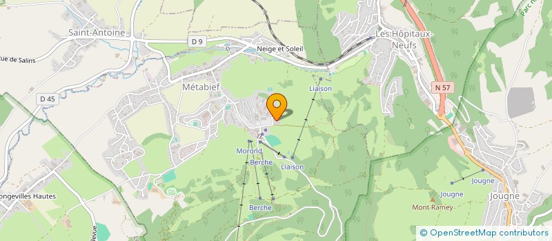 localisation de l'entreprise MJ  METABIEF