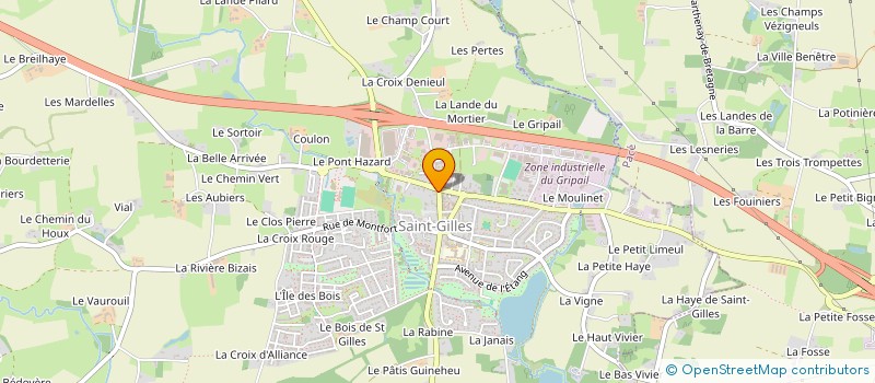 localisation de l'entreprise MJ  SAINT-GILLES