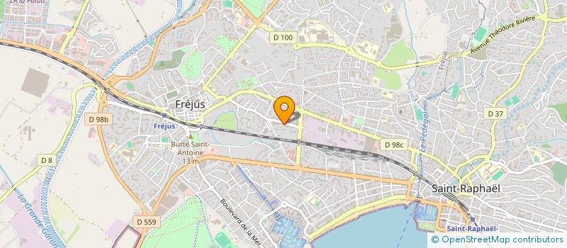 localisation de l'entreprise MJ à FREJUS