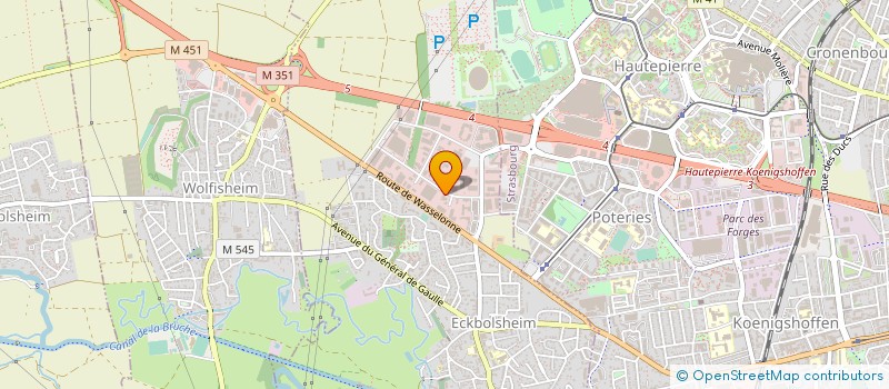 localisation de l'entreprise MJ AIR  ECKBOLSHEIM