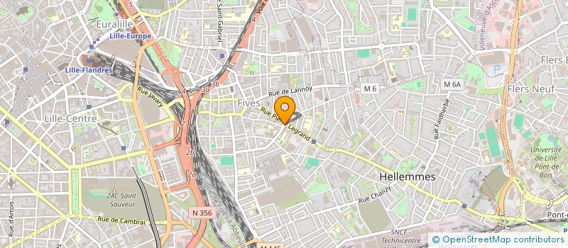 localisation de l'entreprise MJ ASSOCIE à LILLE