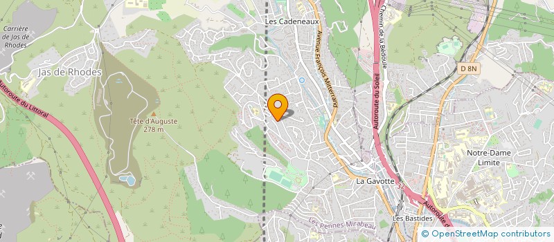 localisation de l'entreprise MJ ASSURANCES  PEYPIN