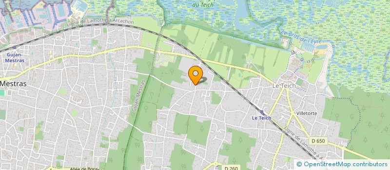 localisation de l'entreprise MJ ATLANTIQUE  LE TEICH