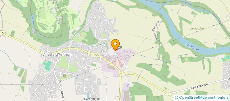 localisation de l'entreprise MJ AUTO  VILLETTE-D'ANTHON