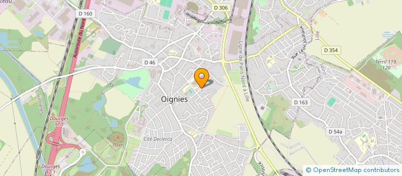 localisation de l'entreprise MJ AUTO LOC  OIGNIES