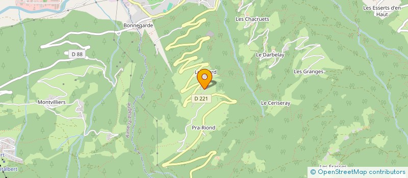 localisation de l'entreprise MJ AUTOMOBILE  BOURG-SAINT-MAURICE