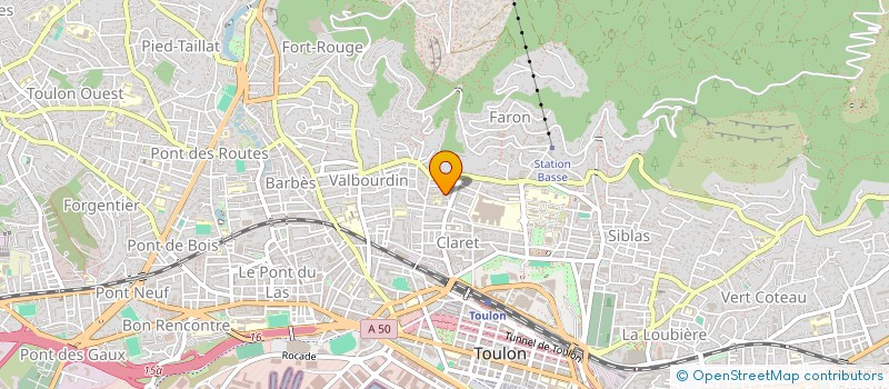 localisation de l'entreprise MJ BAT  TOULON