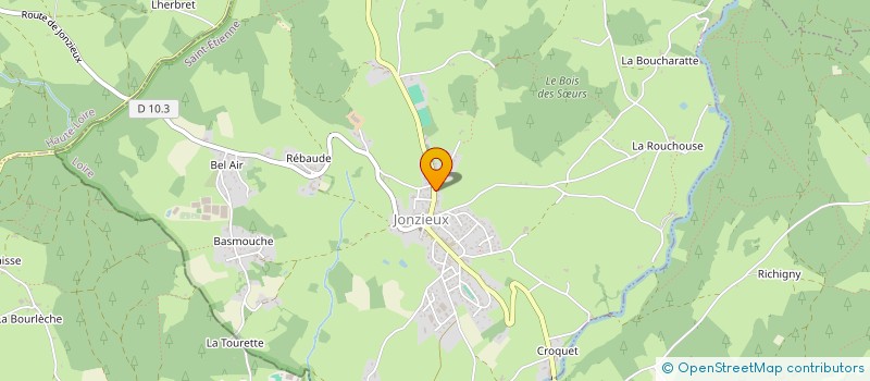 localisation de l'entreprise MJ BAT  JONZIEUX