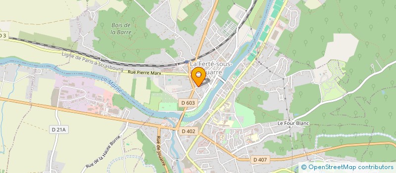 localisation de l'entreprise MJ BAT à LA FERTE-SOUS-JOUARRE