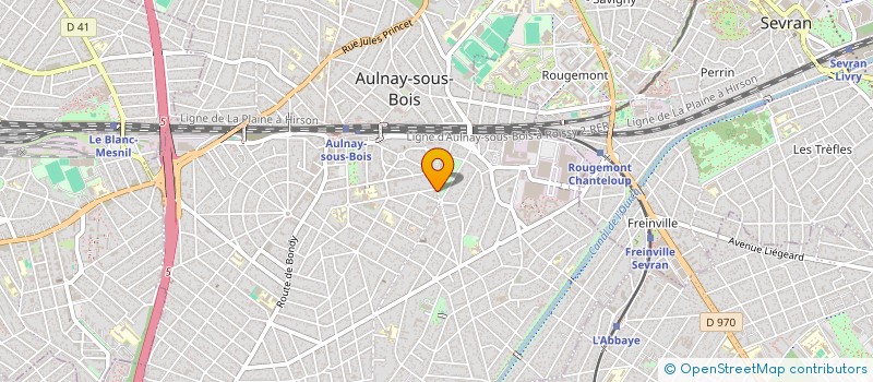 localisation de l'entreprise MJ BATIMENT à AULNAY-SOUS-BOIS