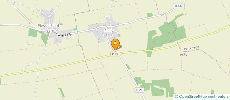 localisation de l'entreprise MJ BATISERVICE  PAILLY