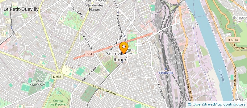 localisation de l'entreprise MJ BEAUTY à SOTTEVILLE-LES-ROUEN