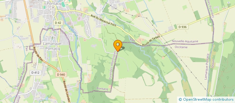 localisation de l'entreprise MJ BERNATA  PONTACQ