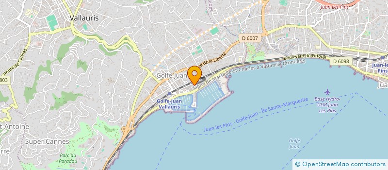 localisation de l'entreprise MJ BIKES 1987 à VALLAURIS