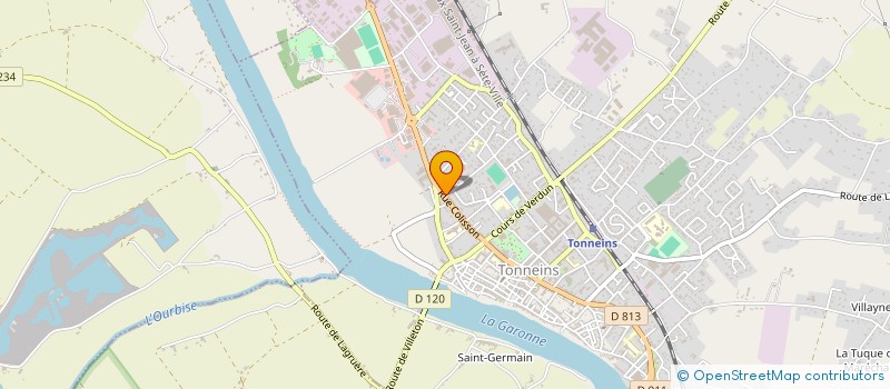 localisation de l'entreprise MJ BLGR  TONNEINS