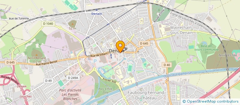 localisation de l'entreprise MJ BODY FITNESS CENTER  DENAIN