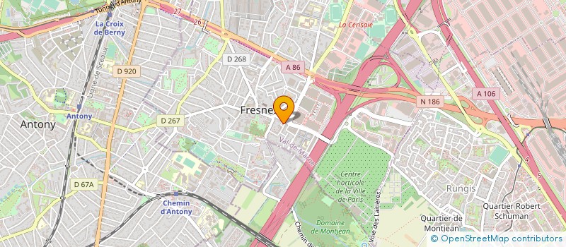 localisation de l'entreprise MJ BTP à FRESNES