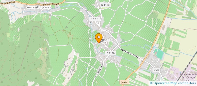 localisation de l'entreprise MJ CAVES  MEURSAULT