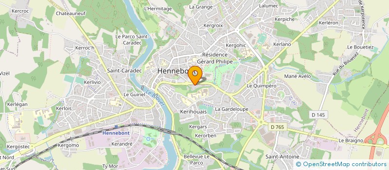 localisation de l'entreprise MJ&CO  HENNEBONT