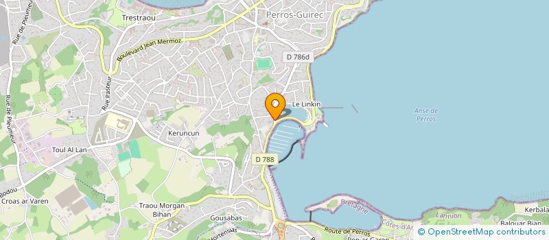 localisation de l'entreprise MJ COIFFURE  PERROS-GUIREC