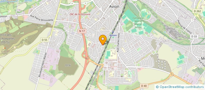 localisation de l'entreprise MJ COIFFURE  AVION