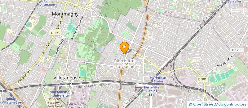 localisation de l'entreprise MJ CONSEIL  PIERREFITTE-SUR-SEINE