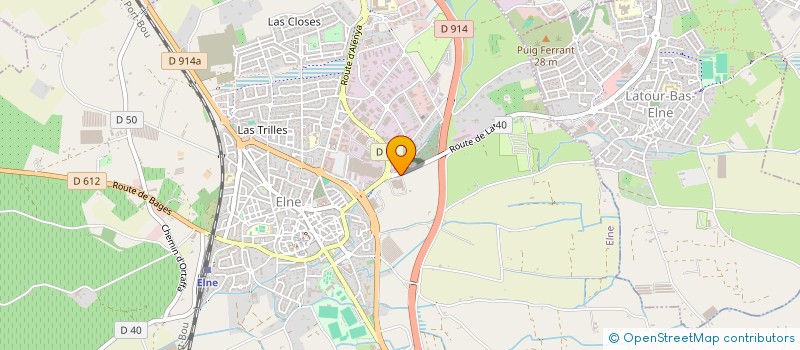 localisation de l'entreprise MJ CONSTRUCTION  ELNE