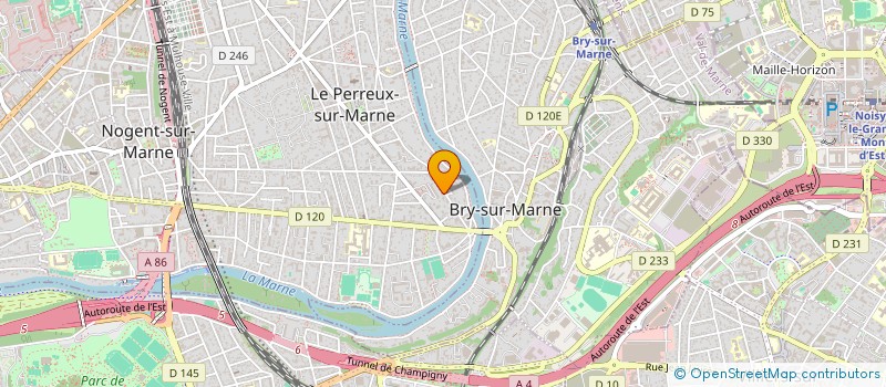 localisation de l'entreprise MJ CONSULTING à LE PERREUX-SUR-MARNE