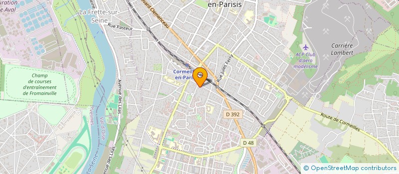 localisation de l'entreprise MJ COURSES à CORMEILLES-EN-PARISIS
