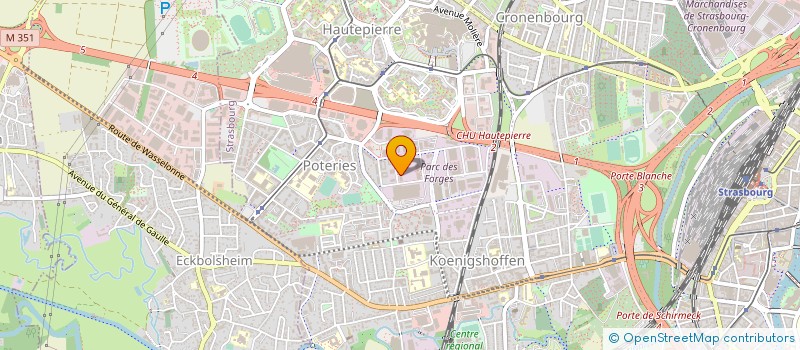 localisation de l'entreprise MJ DESIGN à STRASBOURG