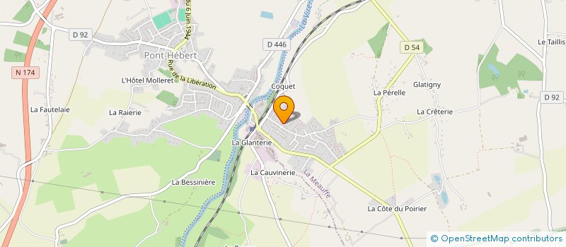 localisation de l'entreprise MJ DISTRIBUTION  LA MEAUFFE