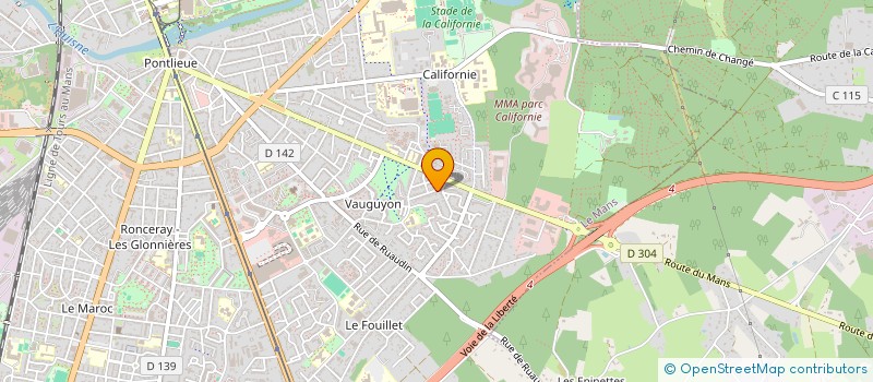 localisation de l'entreprise MJ EDELWEISS à LE MANS