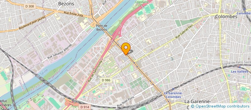 localisation de l'entreprise MJ ELEVATE AGENCY  COLOMBES