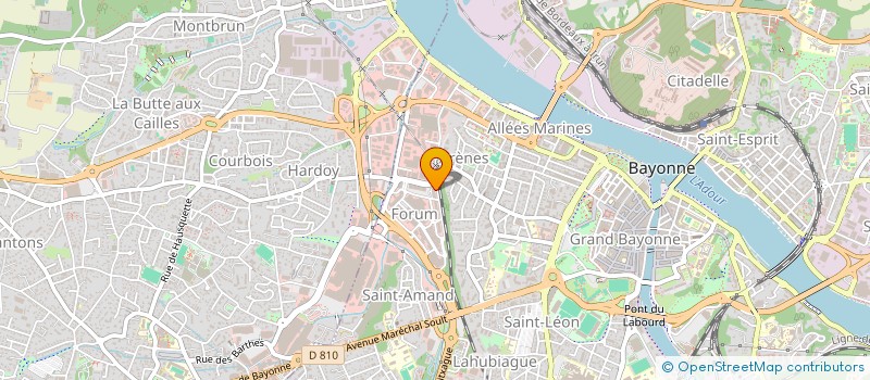 localisation de l'entreprise MJ ENERGIE à BAYONNE
