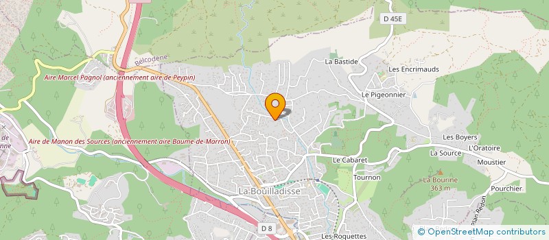 localisation de l'entreprise MJ ENERGIE  LA BOUILLADISSE