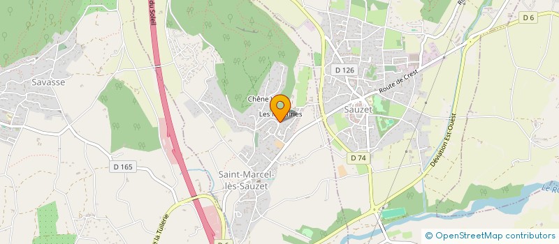 localisation de l'entreprise MJ.EXPERTISE  SAINT-MARCEL-LES-SAUZET