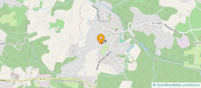 localisation de l'entreprise MJ FERMETURES  SADIRAC