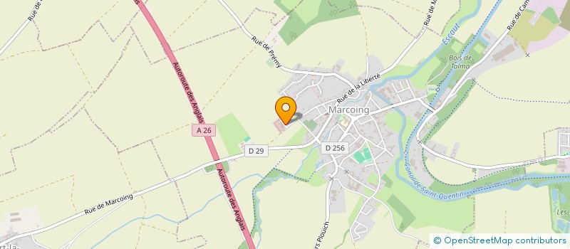 localisation de l'entreprise MJ FINANCE  MARCOING