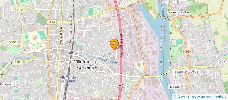 localisation de l'entreprise MJ FLUIDES  VILLEFRANCHE-SUR-SAONE