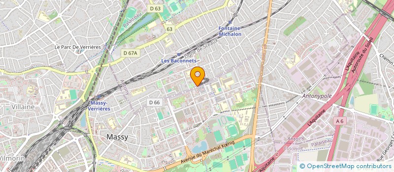 localisation de l'entreprise MJ FOOD à ANTONY