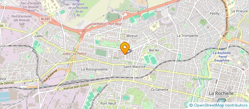 localisation de l'entreprise MJ FRENCH DISTRIBUTION  LA ROCHELLE