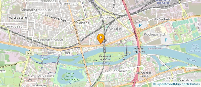 localisation de l'entreprise MJ GESTION à TOURS