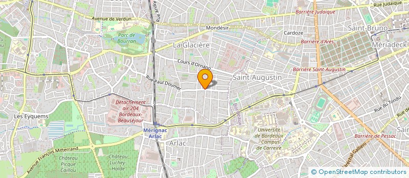 localisation de l'entreprise MJ GESTION PRIVEE  MERIGNAC