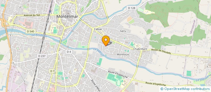 localisation de l'entreprise MJ HOLDING  MONTELIMAR