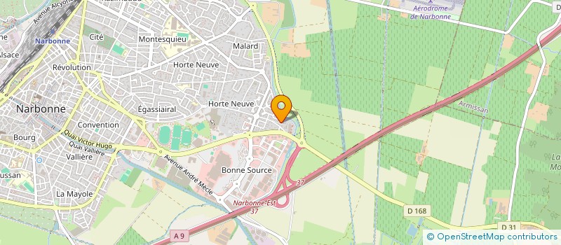 localisation de l'entreprise MJ HOLDING  NARBONNE