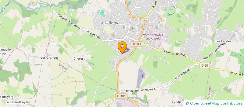 localisation de l'entreprise MJ HOLDING  BRINDAS