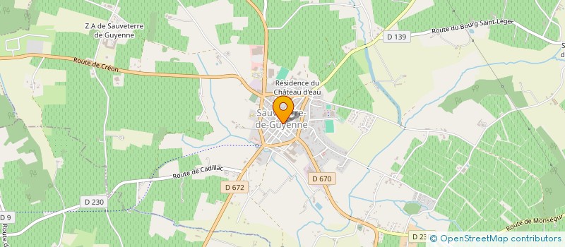 localisation de l'entreprise MJ IMMO  SAUVETERRE-DE-GUYENNE