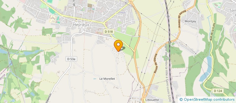 localisation de l'entreprise MJ IMMO  SAINT-PIERRE-DE-CHANDIEU