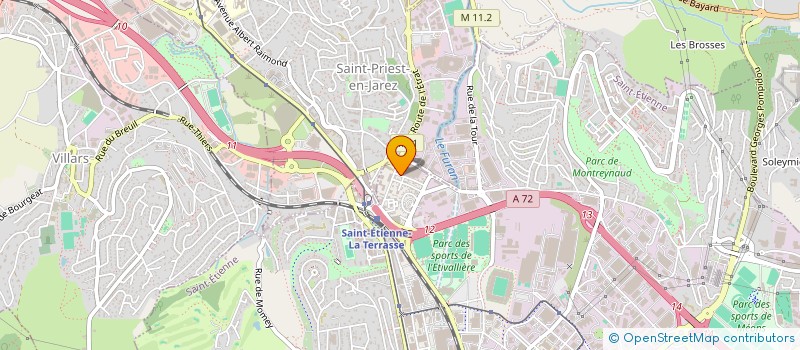 localisation de l'entreprise MJ IMMO  SAINT-ETIENNE